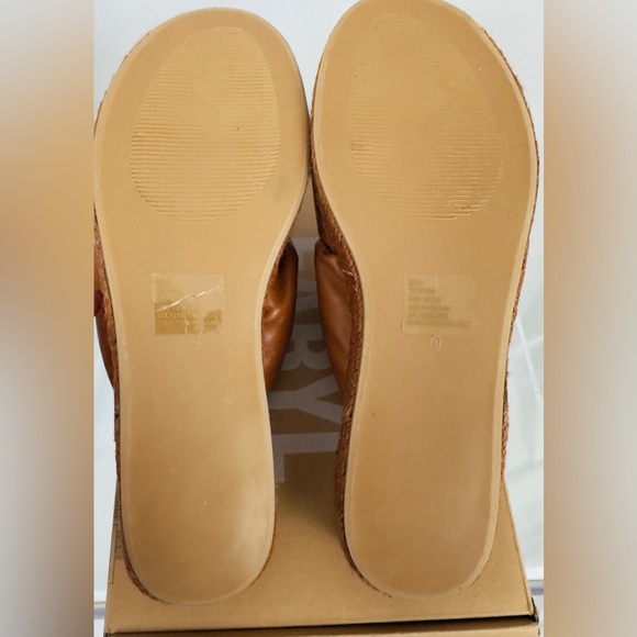 FARYL - Tania - Toffee Brown Platform Slip On Sandal Puffer Knot Straps … - Picture 11 of 11